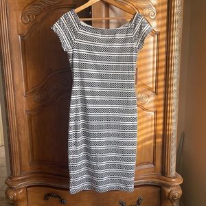 White/Black/Nickel Dress (BISOU BISOU)